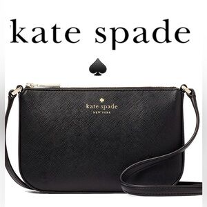 ✨Kate Spade ♠️ Schuyler Small Crossbody Black Leather Bag✨NWT